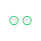 FixPremium - PS4/PS5 Controller Grip Caps - Set 2pcs, transparent green