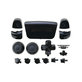 FixPremium - Luxury Decorative elements for PS5 DualSense, black