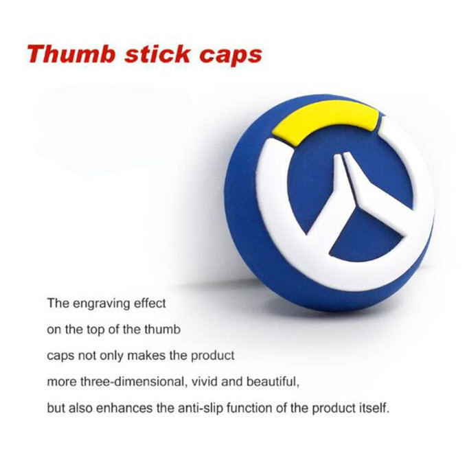 FixPremium - PS4/PS5 Skull Controller Grip Caps - Set 2pcs