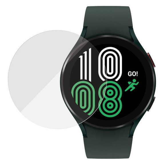 Tempered Glass Flat Glass AB for Samsung Galaxy Watch4 44 mm, Clear, PanzerGlass