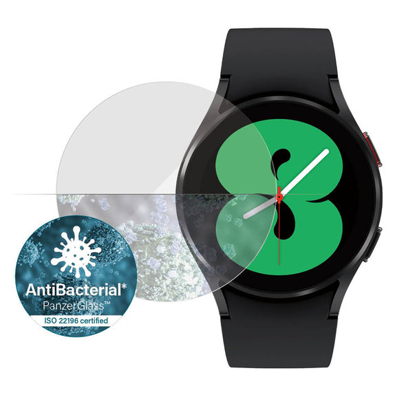 Tempered Glass Flat Glass AB for Samsung Galaxy Watch 4 40 mm, Clear, PanzerGlass