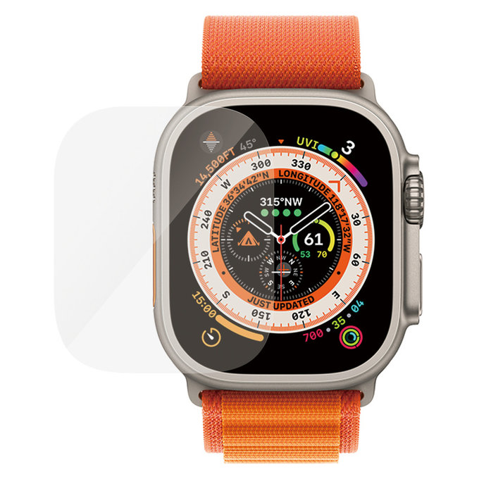 Tempered Glass AB for Apple Watch Ultra 2/Ultra, Clear, PanzerGlass