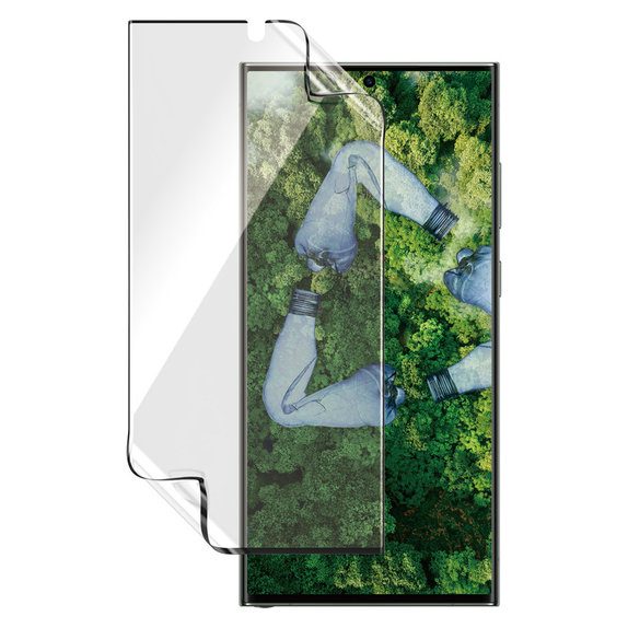 Hybrid Glass Matrix UWF AB FP wA for Samsung Galaxy S23 Ultra, Clear, PanzerGlass