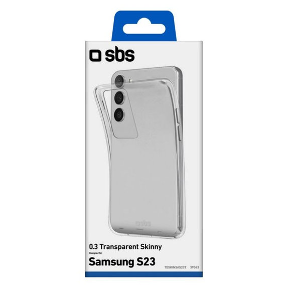 SBS - Case Skinny for Samsung Galaxy S23, transparent