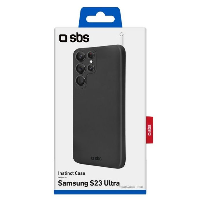 SBS - Case Instinct for Samsung Galaxy S23 Ultra, black