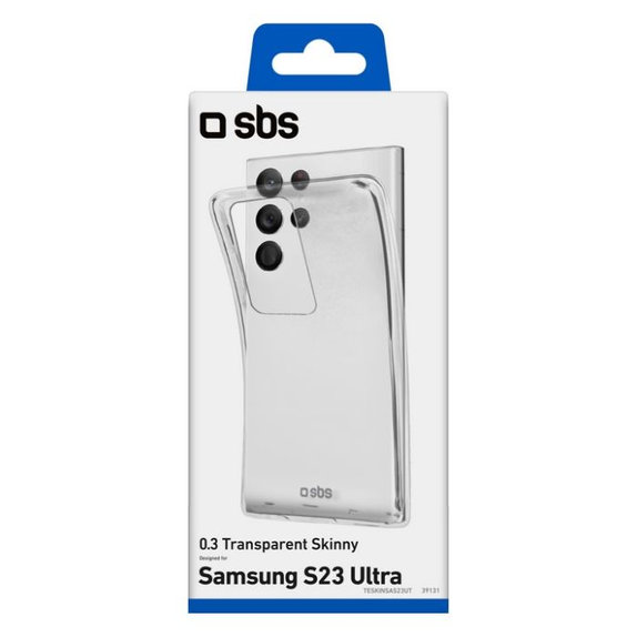 SBS - Case Skinny for Samsung Galaxy S23 Ultra, transparent