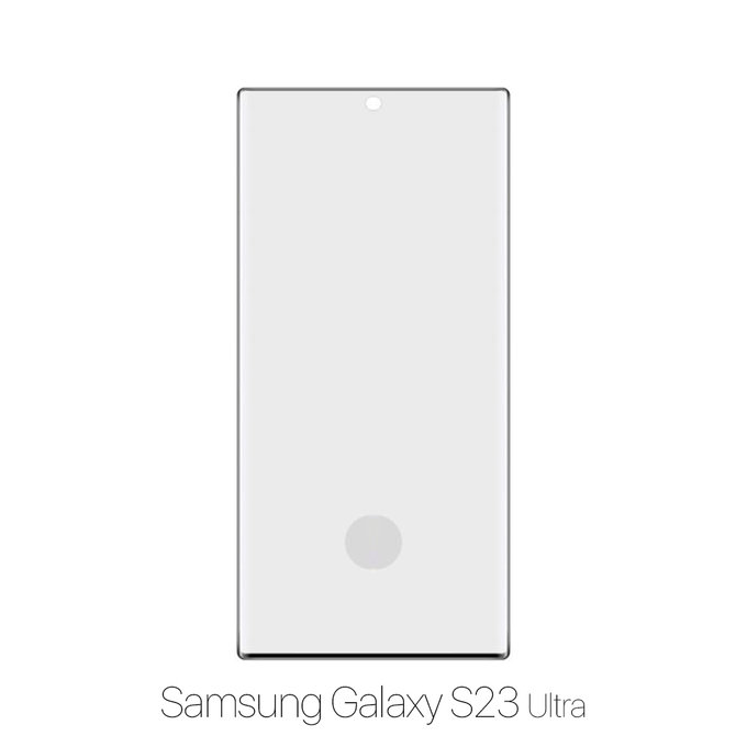 FixPremium FullCover Glass - 3D Tempered Glass for Samsung Galaxy S23 Ultra
