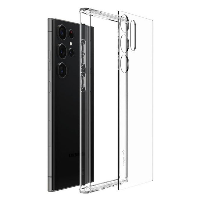 Spigen - Case Ultra Hybrid for Samsung Galaxy S23 Ultra, crystal clear