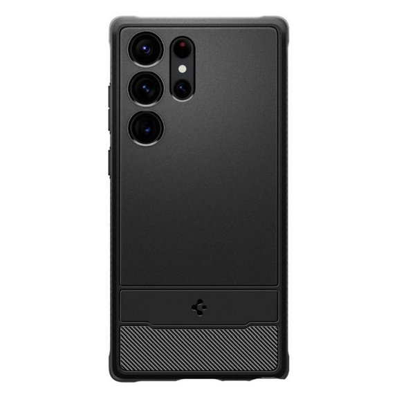Spigen - Case Rugged Armor for Samsung Galaxy S23 Ultra, matte black