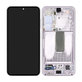 Samsung Galaxy S23 S911B - LCD Display + Touch Screen + Frame (Lavender) - GH82-30481D, GH82-30480D Genuine Service Pack