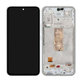 Samsung Galaxy A54 5G A546B - LCD Display + Touch Screen + Frame (White) - GH82-31231B, GH82-31232B Genuine Service Pack