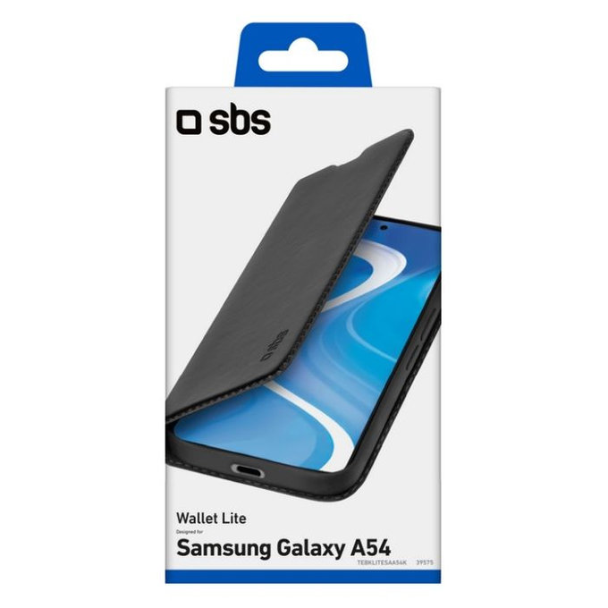 SBS - Case Book Wallet Lite for Samsung Galaxy A54 5G, black