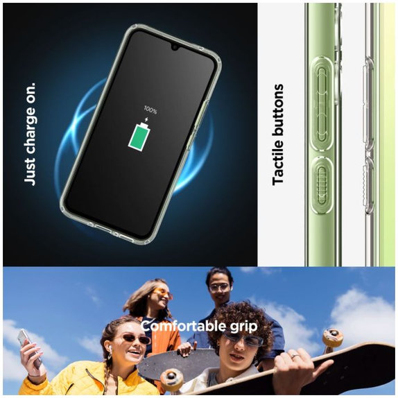 Spigen - Case Ultra Hybrid for Samsung Galaxy A34 5G, crystal clear