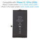 Battery for iPhone 12, 12 Pro, 2815mAh, FixPremium