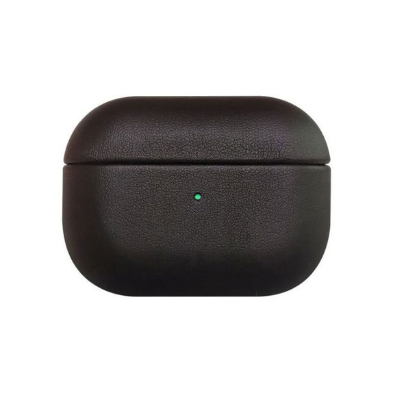 FixPremium - Leather Case for AirPods Pro 2, black