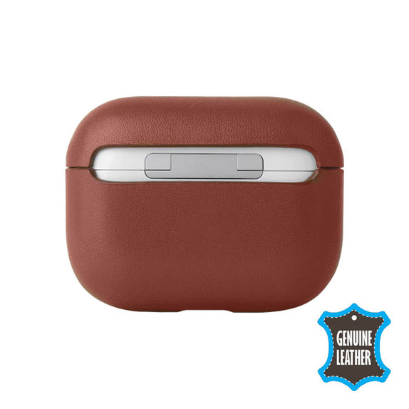 FixPremium - Leather Case for AirPods 3, brown