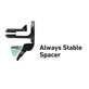 SBS - Car Holder Gripper, to grid, black