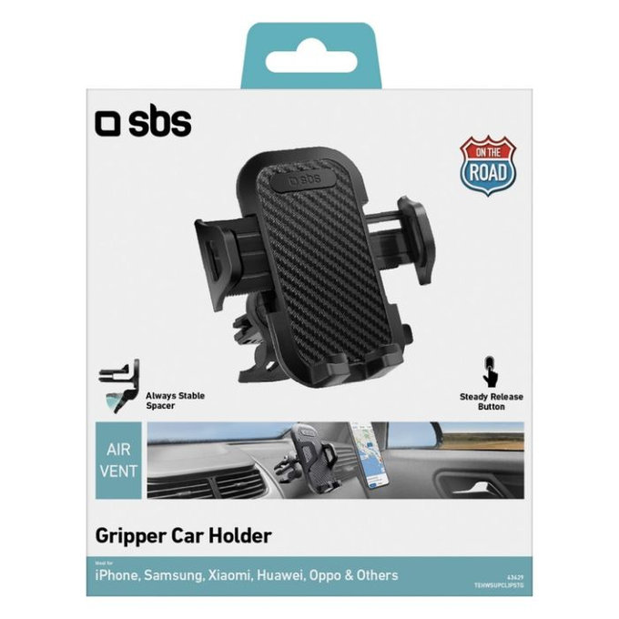 SBS - Car Holder Gripper, to grid, black