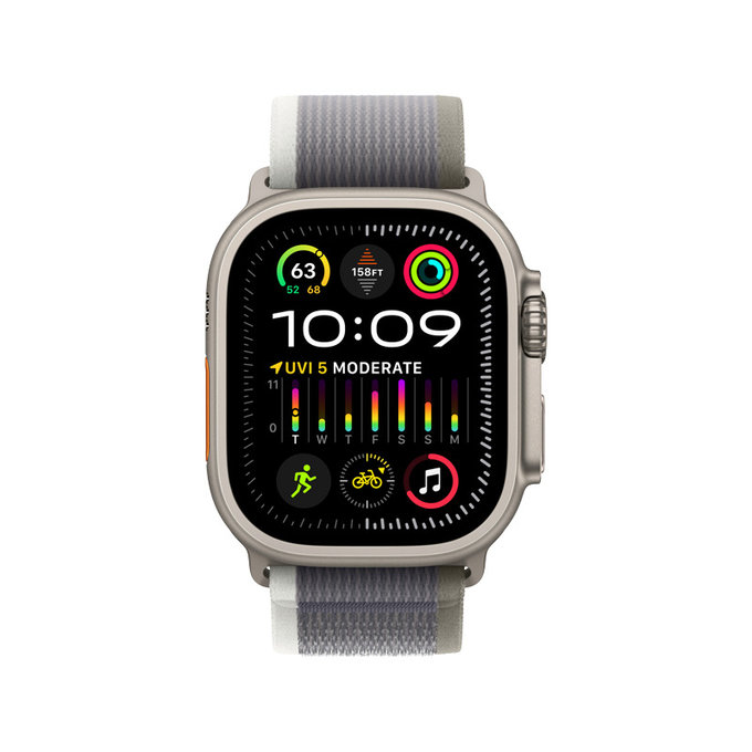 FixPremium - Strap Trail Loop for Apple Watch (42, 44, 45 & 49mm), gray