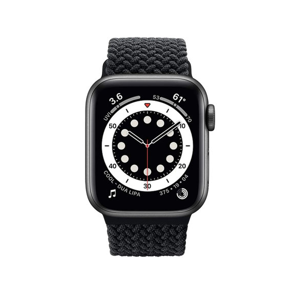 FixPremium - Strap Solo Loop for Apple Watch (42, 44, 45 & 49mm), black