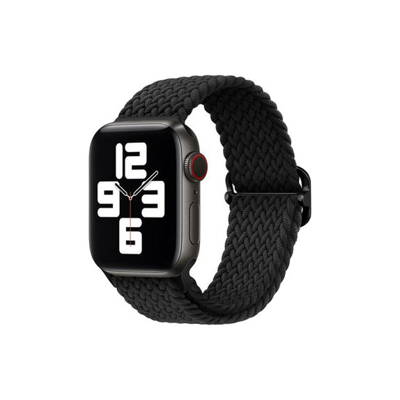 FixPremium - Strap Solo Loop for Apple Watch (42, 44, 45 & 49mm), black
