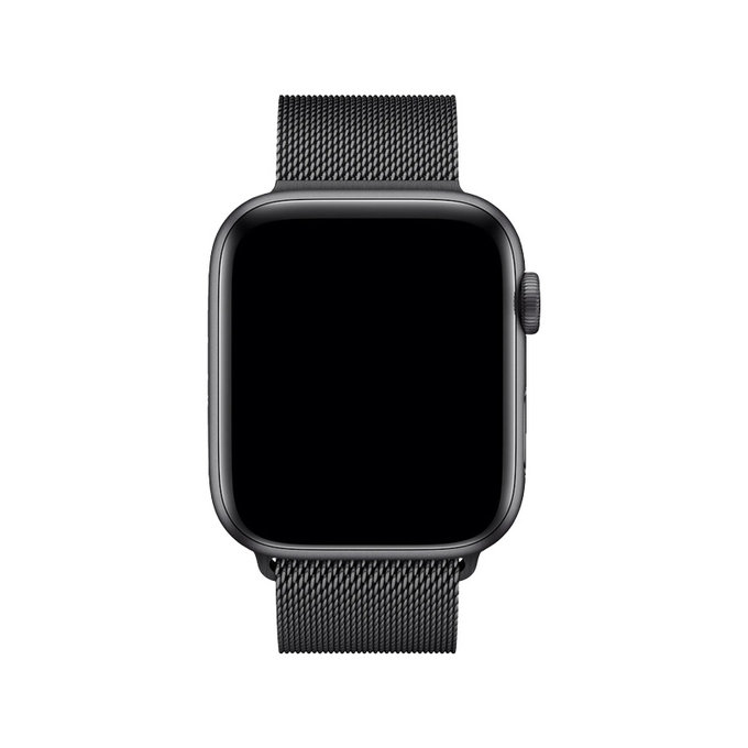 FixPremium - Strap Milanese Loop for Apple Watch (42, 44, 45 & 49mm), black