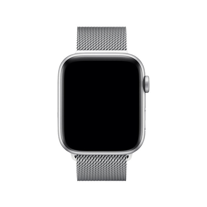 FixPremium - Strap Milanese Loop for Apple Watch (42, 44, 45 & 49mm), silver