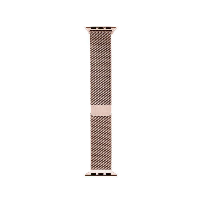 FixPremium - Strap Milanese Loop for Apple Watch (42, 44, 45 & 49mm), rose gold