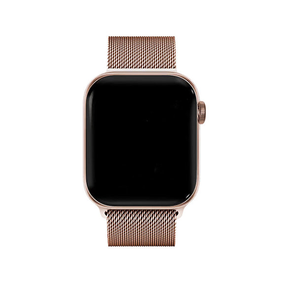 FixPremium - Strap Milanese Loop for Apple Watch (42, 44, 45 & 49mm), rose gold