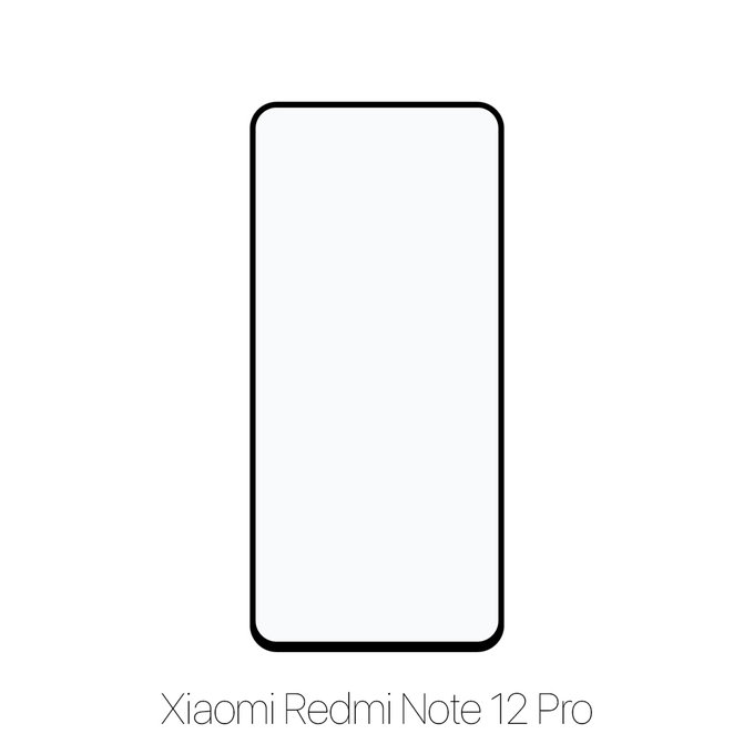 FixPremium FullCover Glass - Tempered Glass for Xiaomi Redmi Note 12 Pro