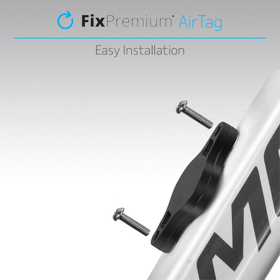 FixPremium - Mount for Apple AirTag for Bike, black