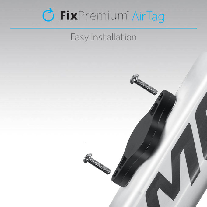 FixPremium - Mount for Apple AirTag for Bike, black
