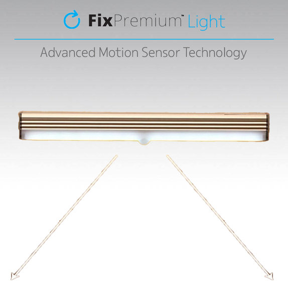 FixPremium - LED Night Light with Motion Sensor (warm yellow), (0.2m), white