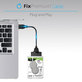 FixPremium - Cable - USB / SATA 2.5", black