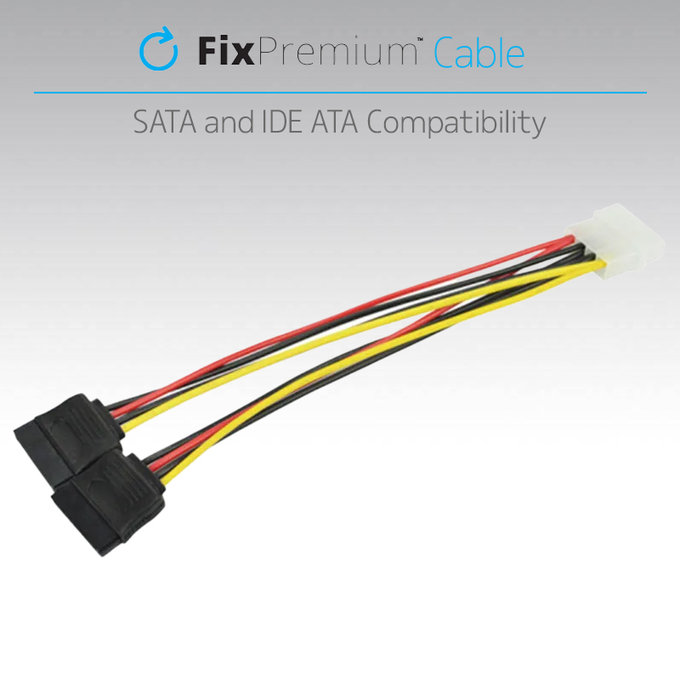 FixPremium - Power Cable - IDE ATA / 2x SATA