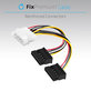 FixPremium - Power Cable - IDE ATA / 2x SATA