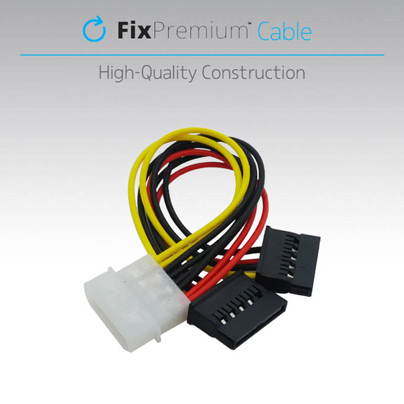 FixPremium - Power Cable - IDE ATA / 2x SATA