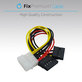 FixPremium - Power Cable - IDE ATA / 2x SATA