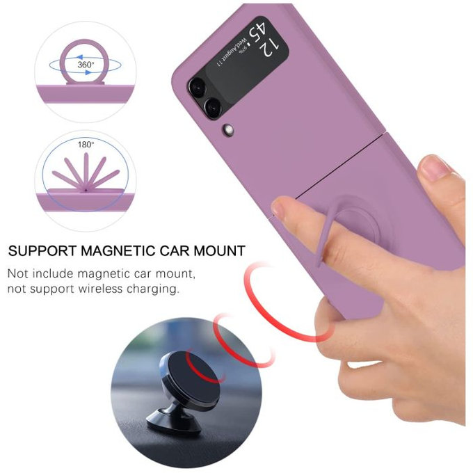 FixPremium - Case Ring for Samsung Galaxy Z Flip 4, green