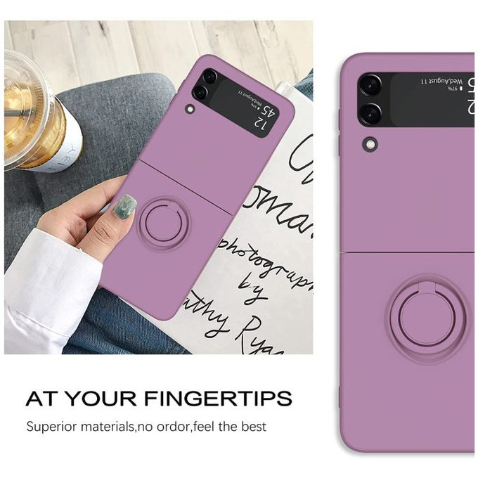 FixPremium - Case Ring for Samsung Galaxy Z Flip 4, green