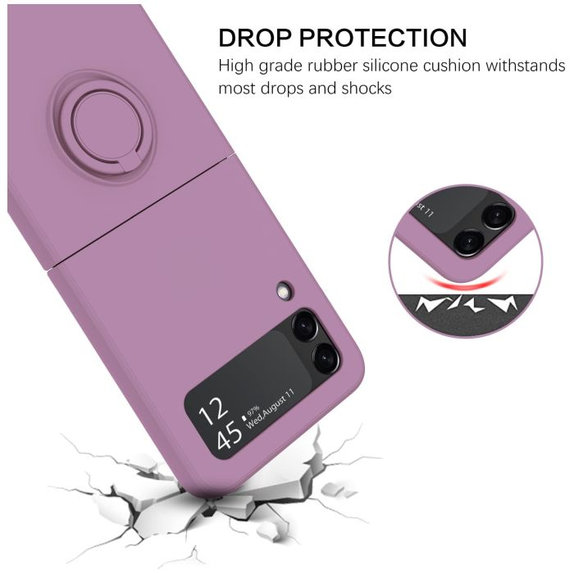 FixPremium - Case Ring for Samsung Galaxy Z Flip 4, green