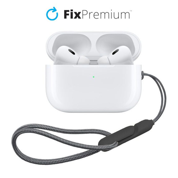 FixPremium - Strap for AirPods Pro 2, Black