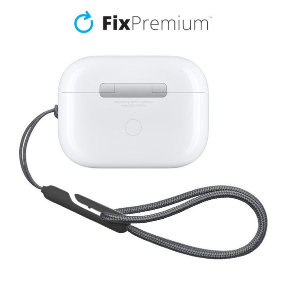 FixPremium - Strap for AirPods Pro 2, Black