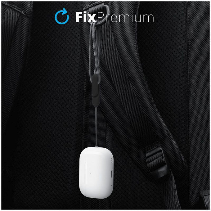 FixPremium - Strap for AirPods Pro 2, Black