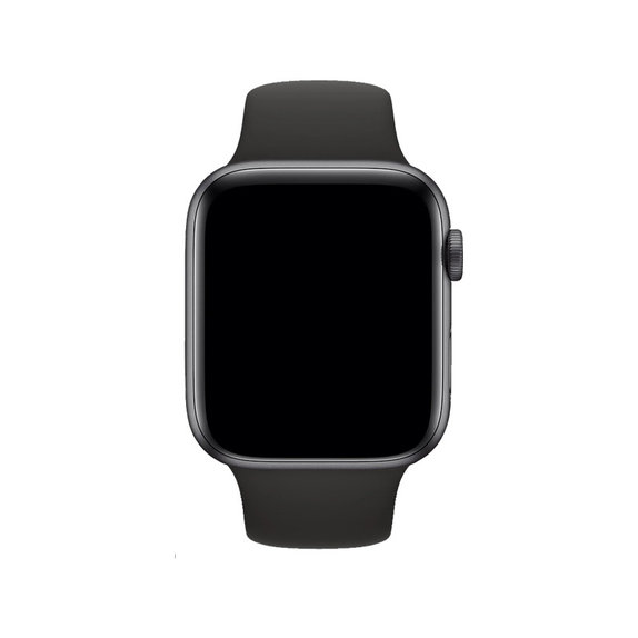 FixPremium - Silicone Strap for Apple Watch (42, 44, 45 & 49mm), black