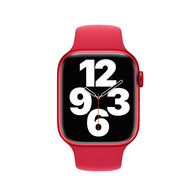 FixPremium - Silicone Strap for Apple Watch (38, 40 & 41mm), red