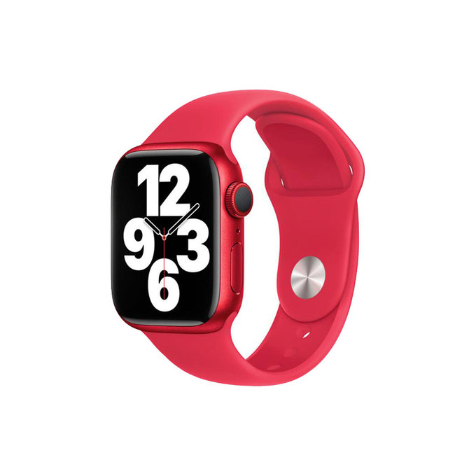 FixPremium - Silicone Strap for Apple Watch (38, 40 & 41mm), red