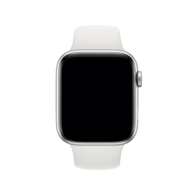 FixPremium - Silicone Strap for Apple Watch (42, 44, 45 & 49mm), white