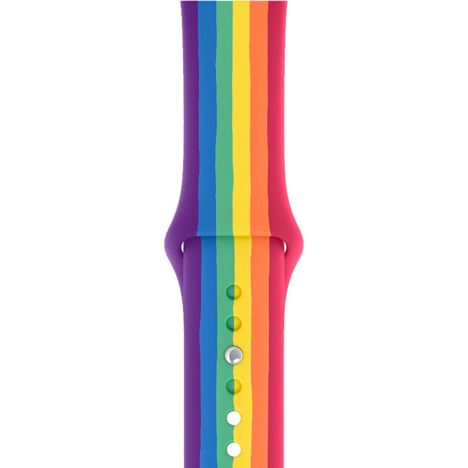 FixPremium - Silicone Strap for Apple Watch (42, 44, 45 & 49mm), pride