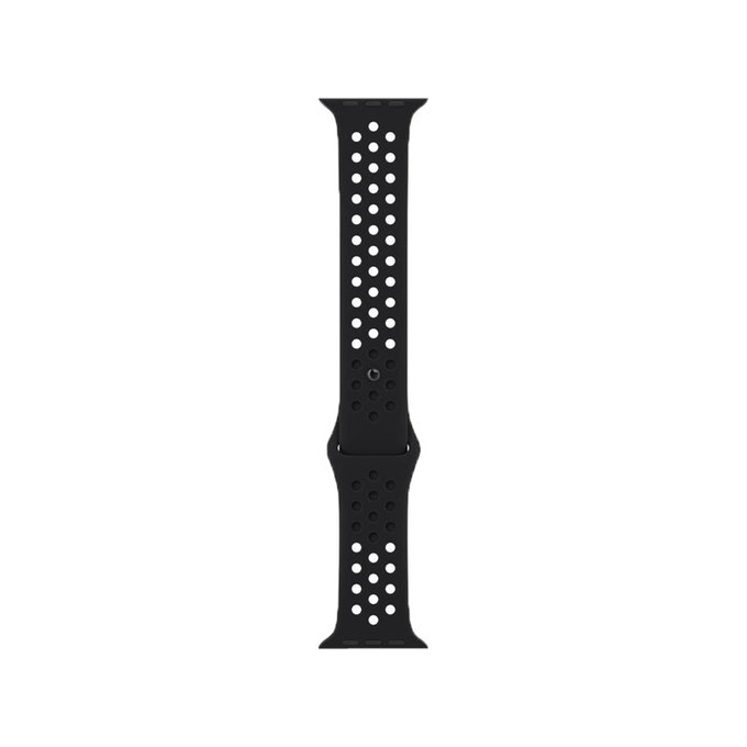 FixPremium - Silicone Sport Strap for Apple Watch (42, 44, 45 & 49mm), black